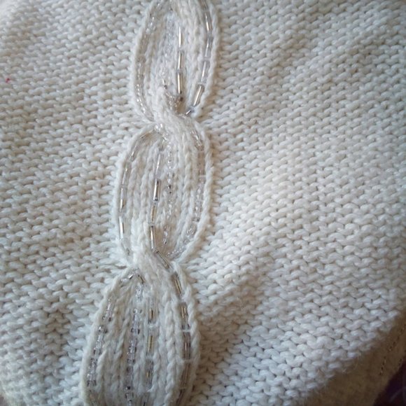 Bonnie & Company | Vintage 1988 Beaded Knit Skirt - Picture 4 of 9